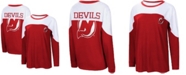 G-III 4Her by Carl Banks Women's Red New Jersey Devils Pop Fly Long Sleeve T-shirt